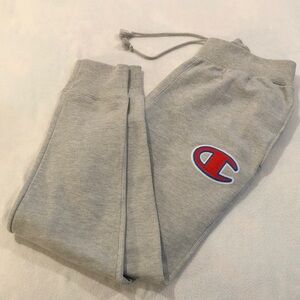 Vintage Champion Large Embroidered Logo Reverse Weave Adult Lrg Sweatpants READ